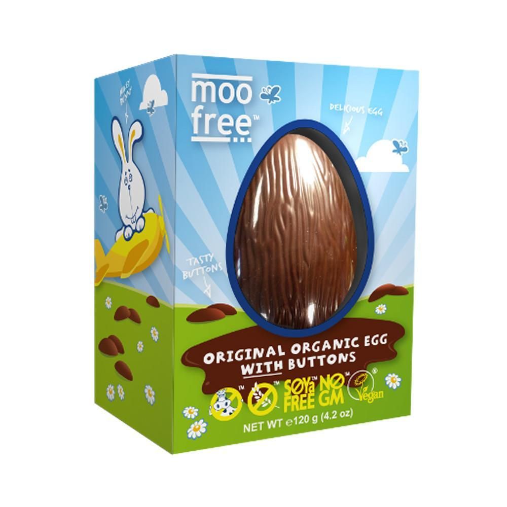 Easter Egg & Buttons ~ Dairy-Free - Organic ~ Moo Free - 120g