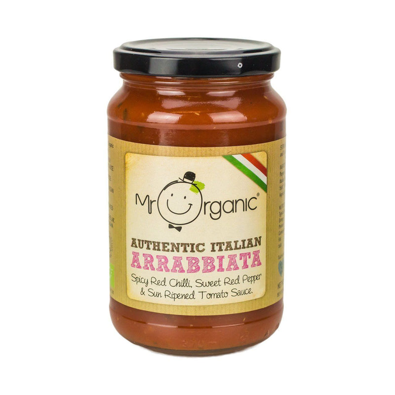 Pasta Sauce ~ Authentic Italian Chilli Arrabbiata ~ Mr Organic - 350g