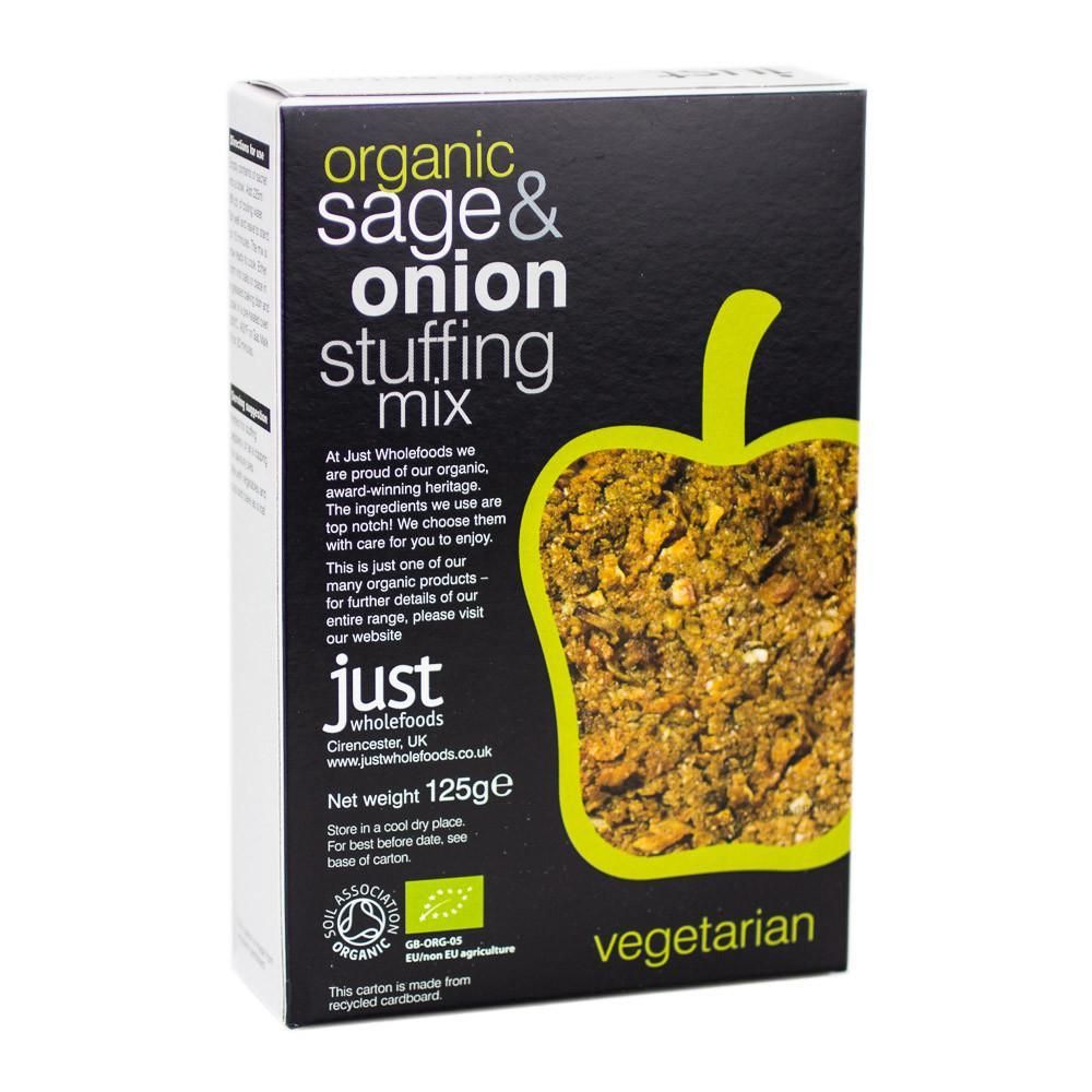 Stuffing Mix ~ Sage and Onion ~ Just Wholefoods - 125g